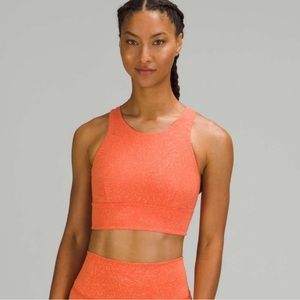 Lululemon wunder train bra crunch warm coral medium support C/D cup / 6